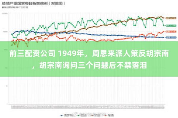 前三配资公司 1949年，周恩来派人策反胡宗南，胡宗南询问三个问题后不禁落泪