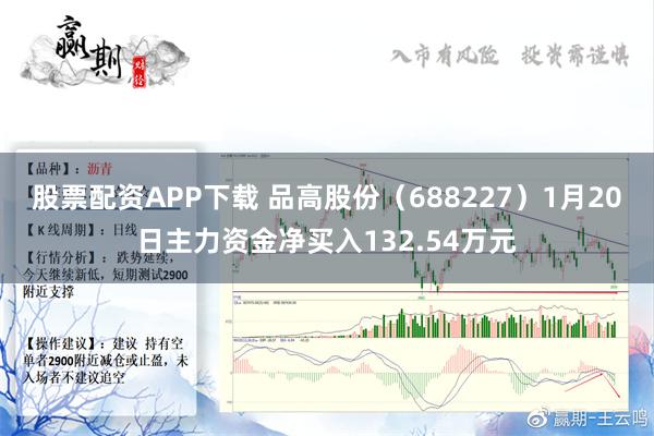 股票配资APP下载 品高股份（688227）1月20日主力资金净买入132.54万元